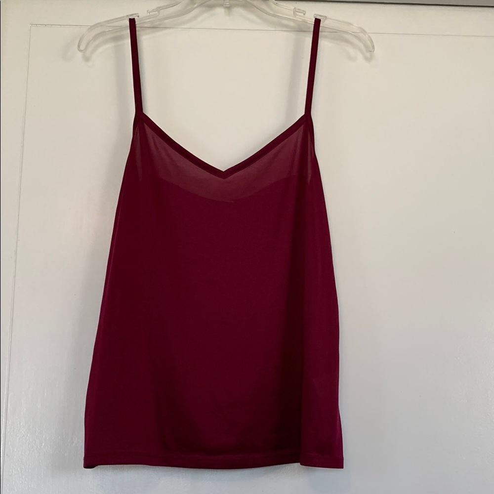 Women's Burgundy Camisole Top